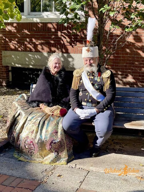 📸 Photo submitted by Selina Sharp French

“We visited Salem from Gladwin, Michigan with my daughter and son-in-law from North Carolina. We were inspired by friends who had visited. We loved the history, the walking tour, the Witch Museum—and the buskers and artists made it all so fun!”